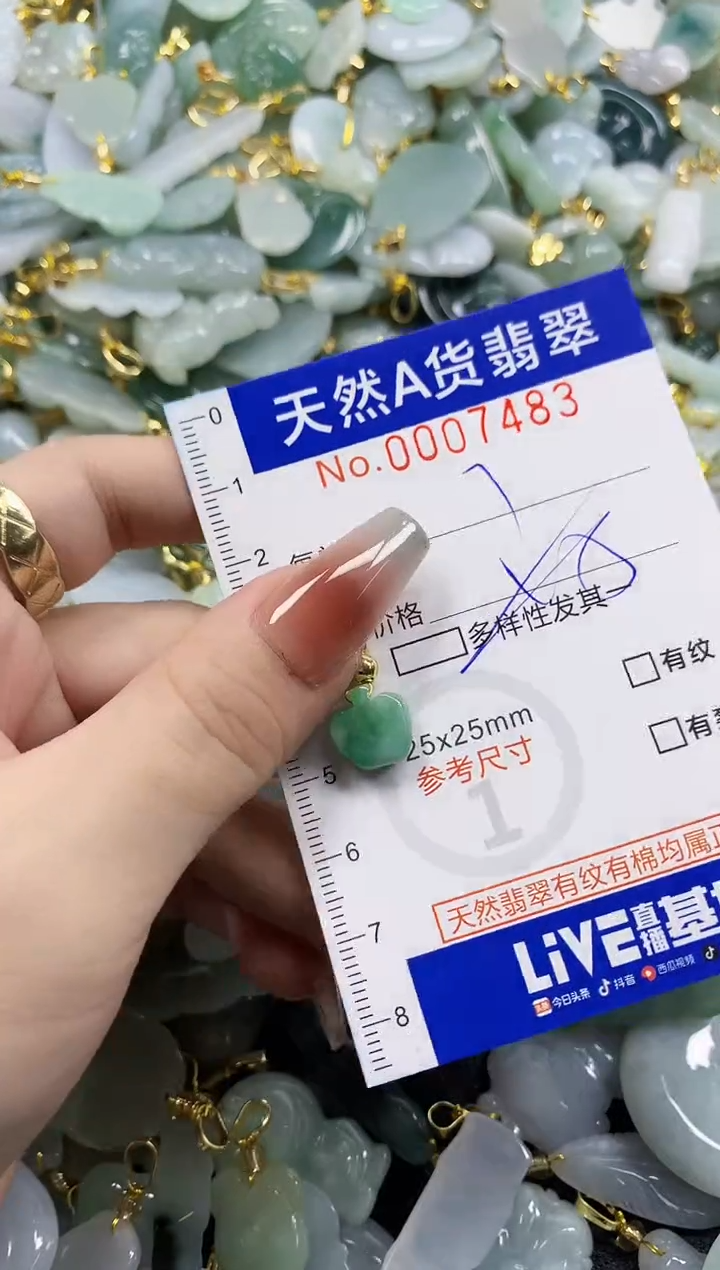 颈饰未镶嵌翡翠天然A货翡翠