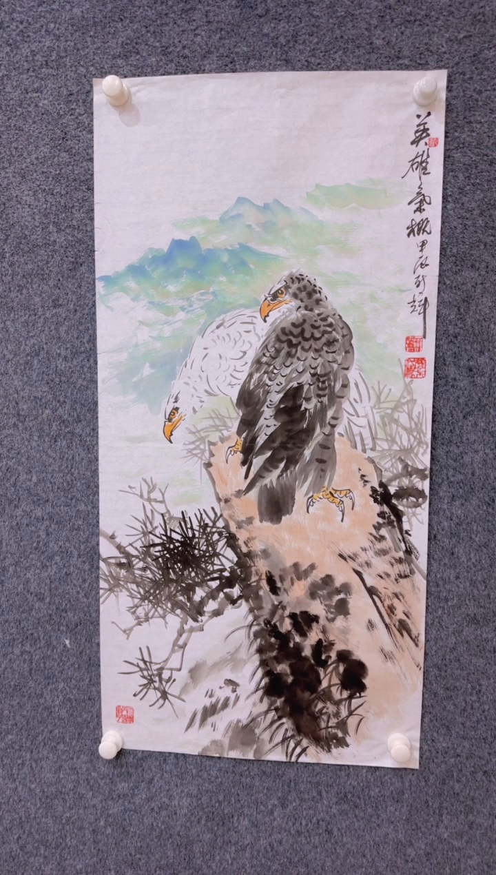 【闪购商品】国画2.3展馆-颜新辉三尺-英雄气概