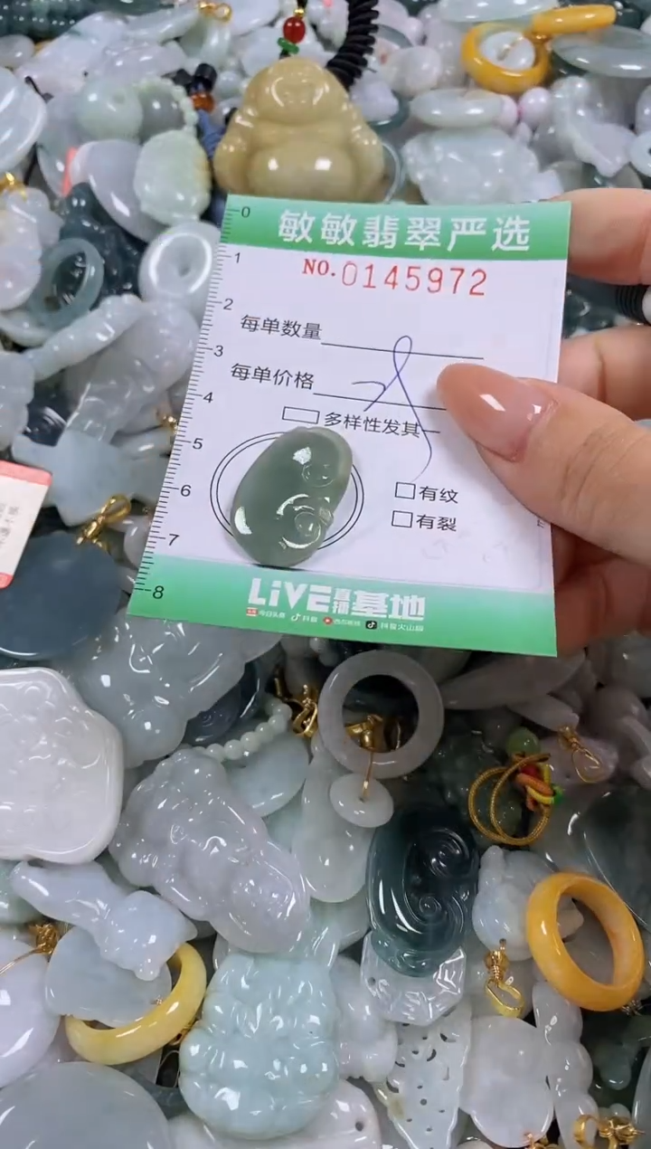 【闪购商品】翡翠未镶嵌颈饰闪购0145972