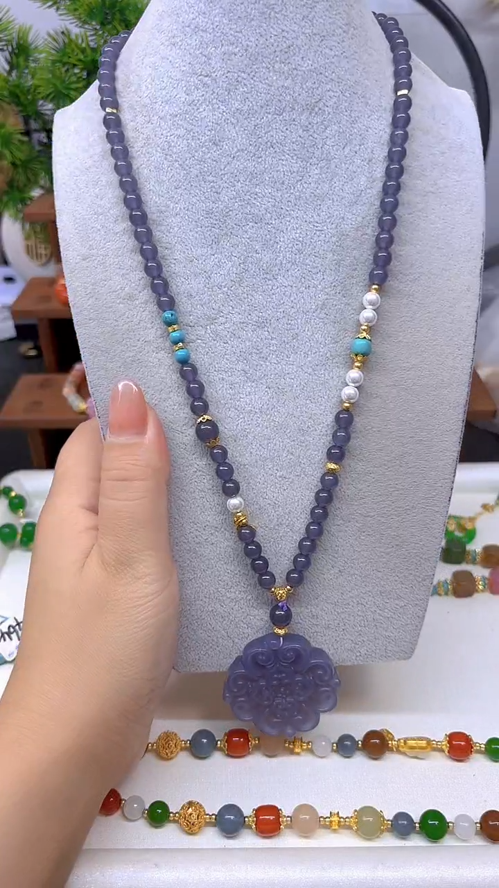 颈饰未镶嵌和田玉M725