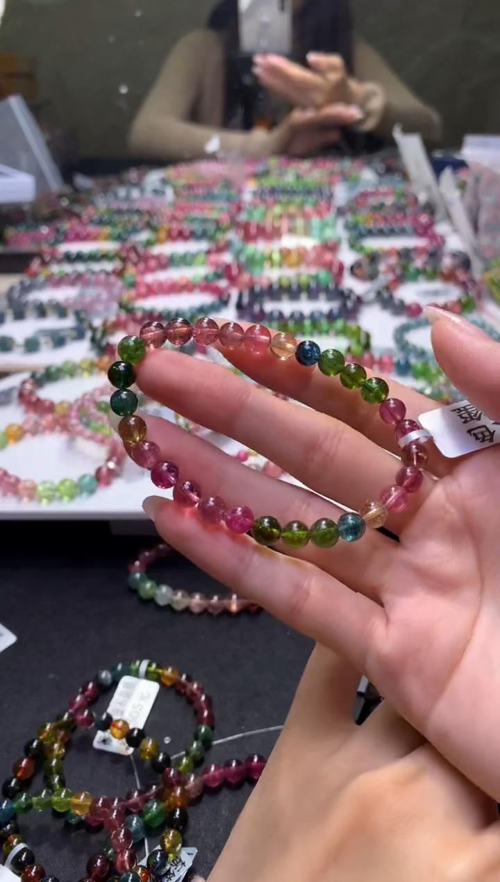 未镶嵌手串碧玺A40【天然碧玺】