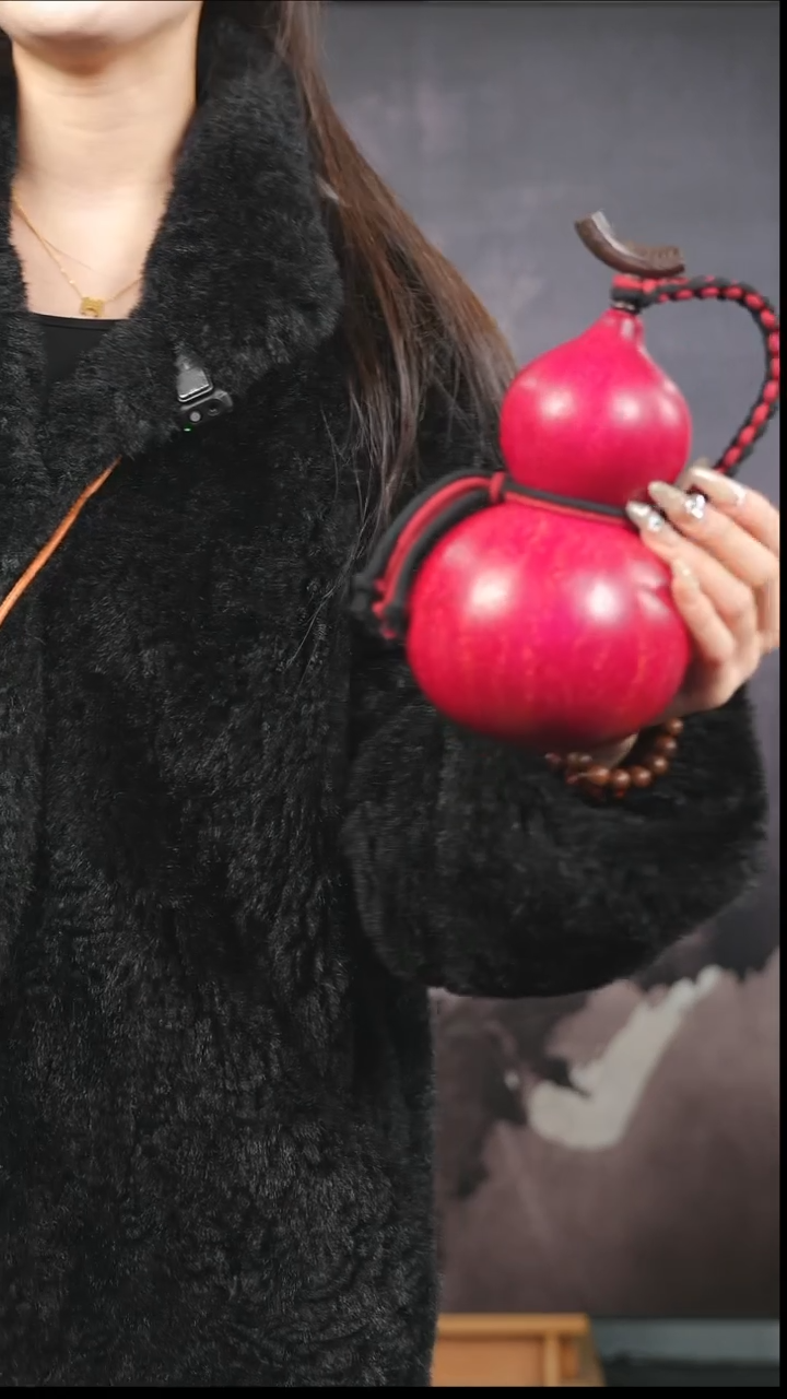 【闪购商品】XL162大漆酒葫芦不包手串及旋转底座