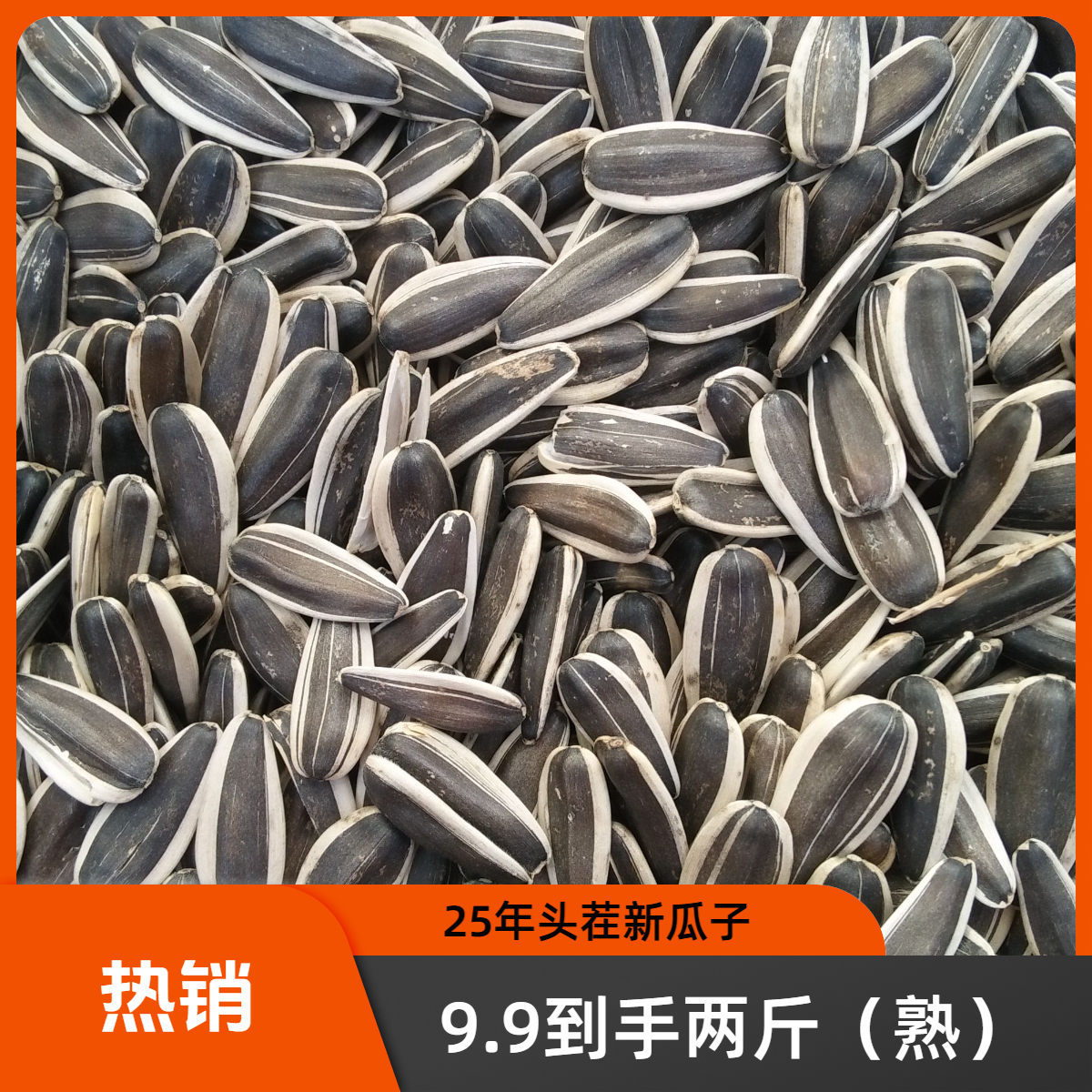 原产地花脸大瓜子毛嗑新炒制现货直发香脆可口原味熟大颗粒瓜子
