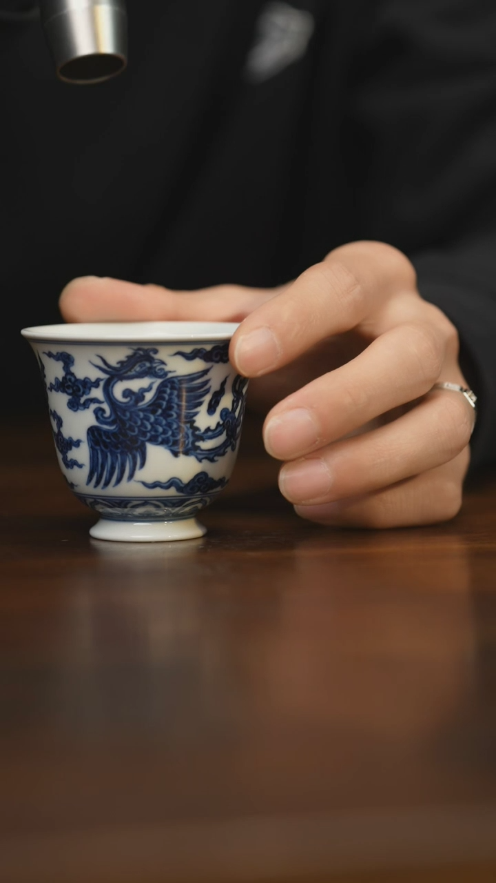 【闪购商品】杯柴窑青花破价福利