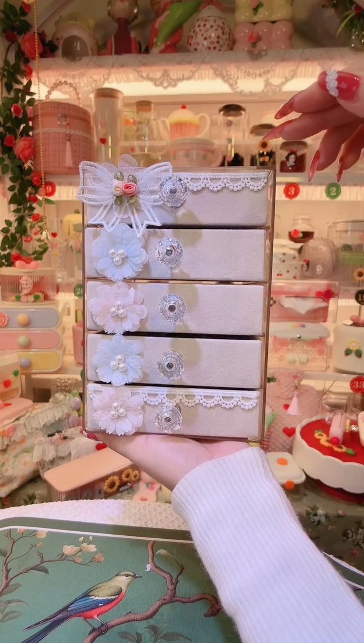 多层首饰收纳盒——手工制作品质好！