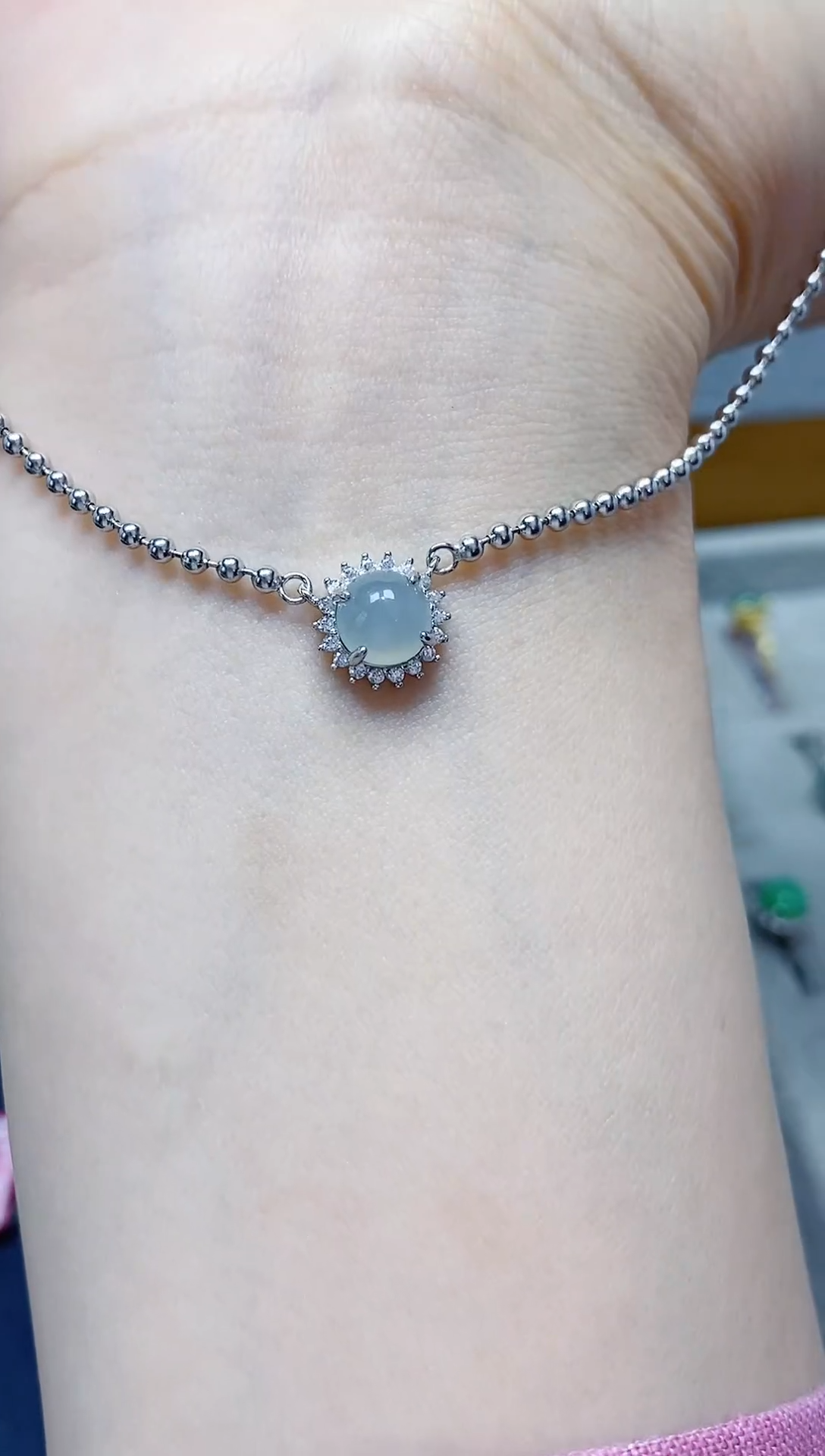 翡翠戒指银S925镶嵌-缅料04