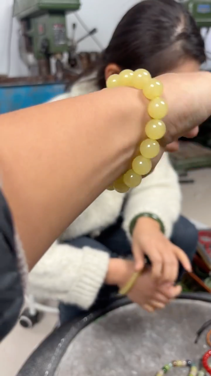 蜂蜜水卡12圆珠手串