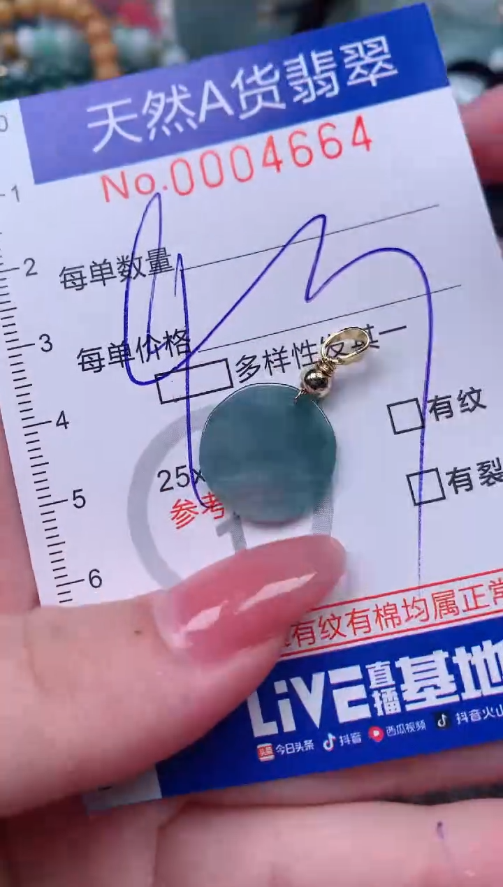 【闪购商品】翡翠颈饰未镶嵌00004664