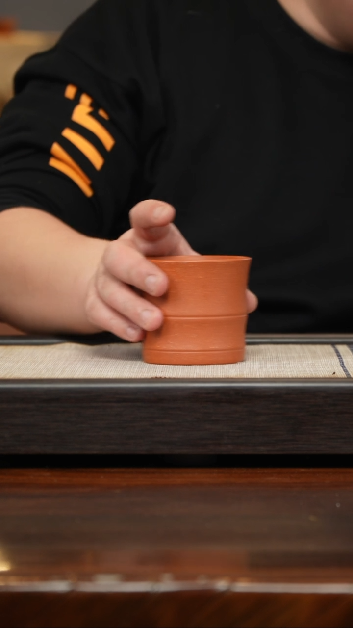 【闪购商品】紫砂茶壶降坡竹节杯