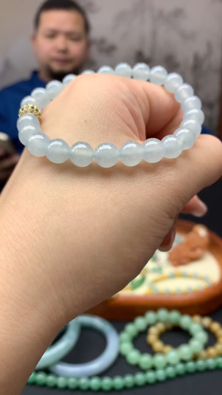 【闪购商品】翡翠手串未镶嵌51-天然翡翠