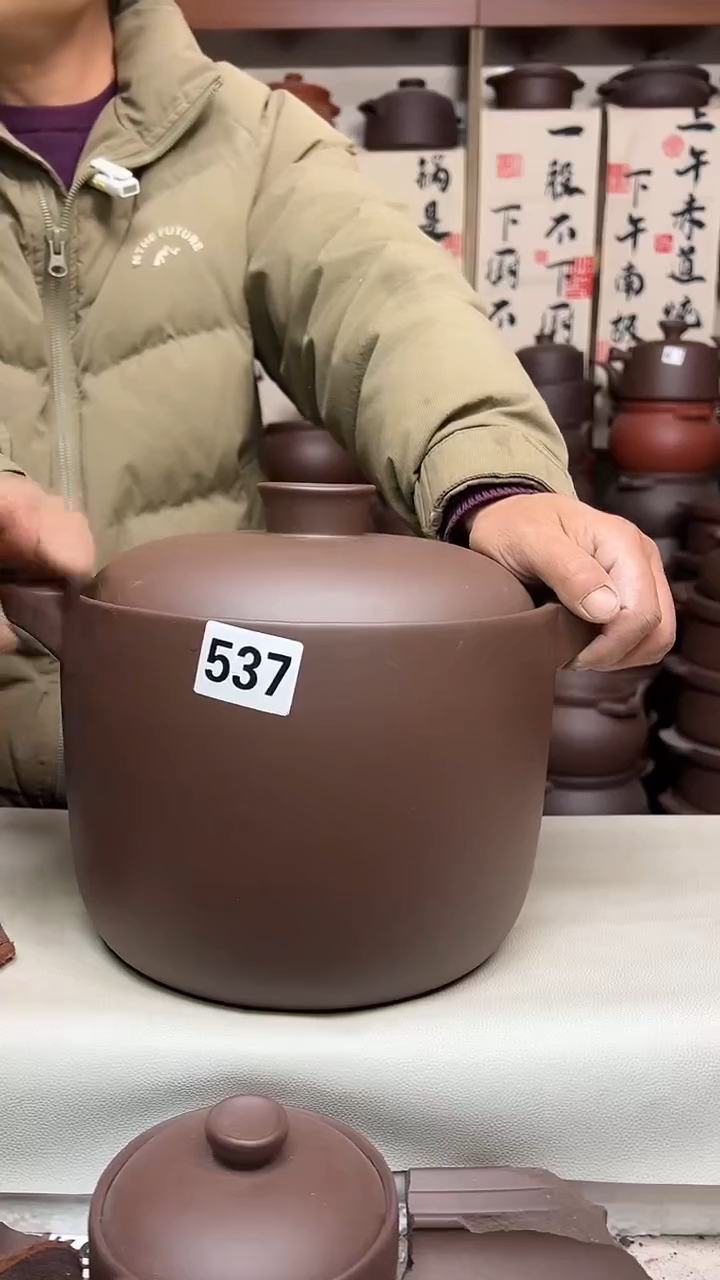 宜兴紫砂微瑕6升直筒537