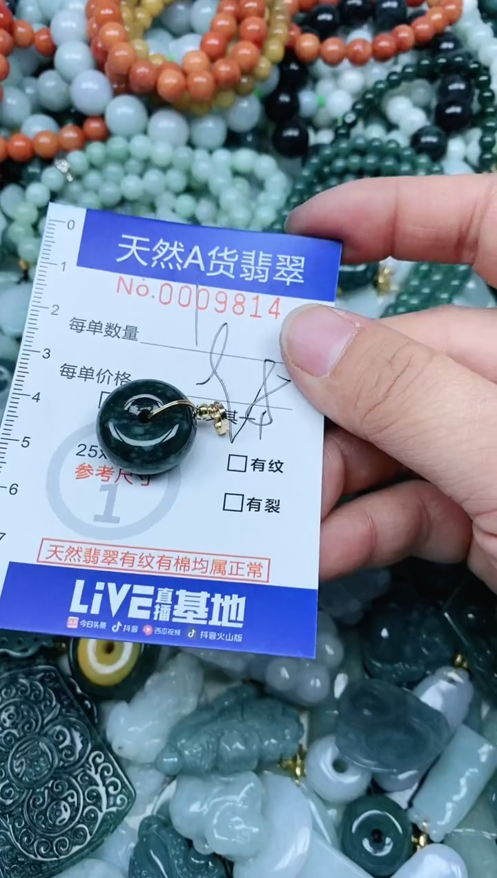 【闪购商品】翡翠吊坠(不含链)未镶嵌翡翠