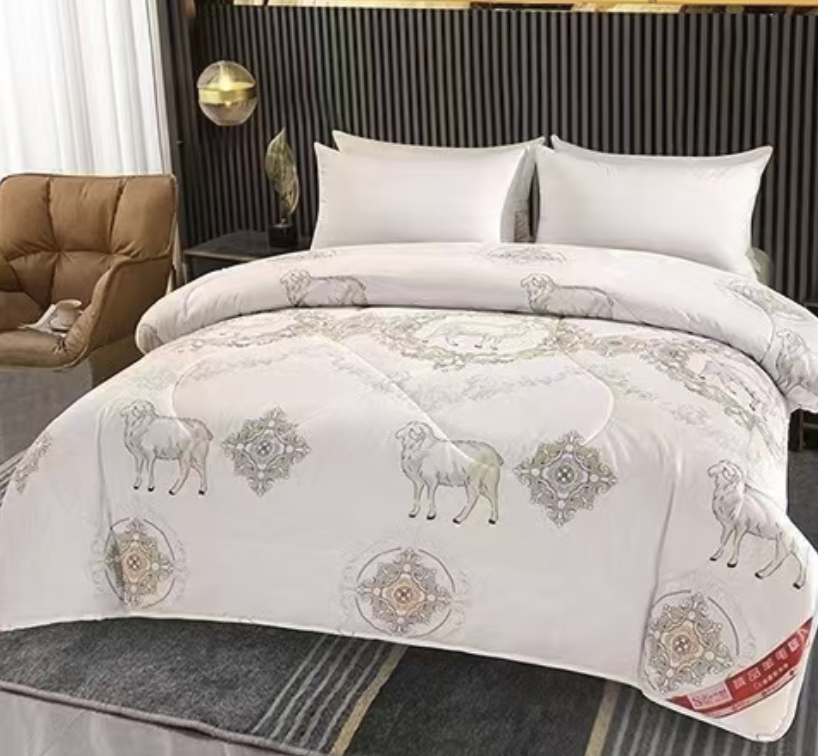 新款正品羊毛被子舒适四季可用