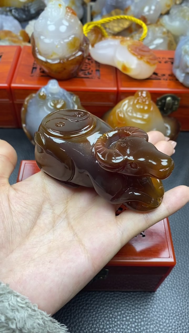 【闪购商品】玛瑙/玉髓手把未镶嵌00