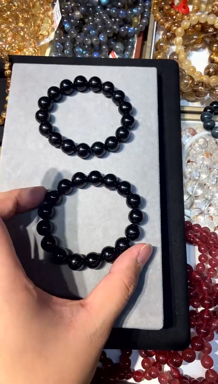 【闪购商品】水晶351-未镶嵌黑碧西12mm+多样性发其一