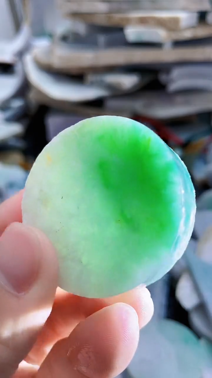 裸石翡翠天然A货翡翠板料