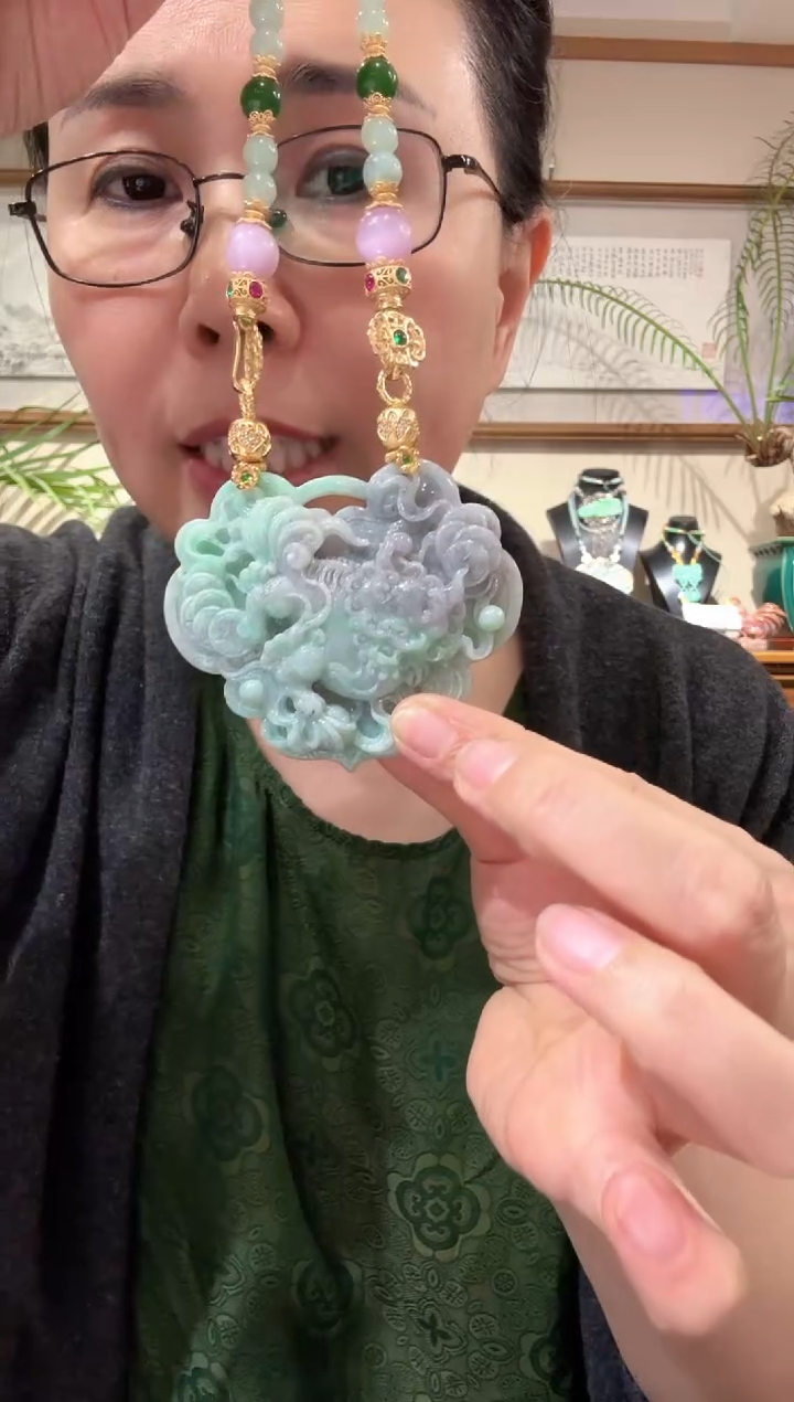 【闪购商品】翡翠颈饰未镶嵌国风