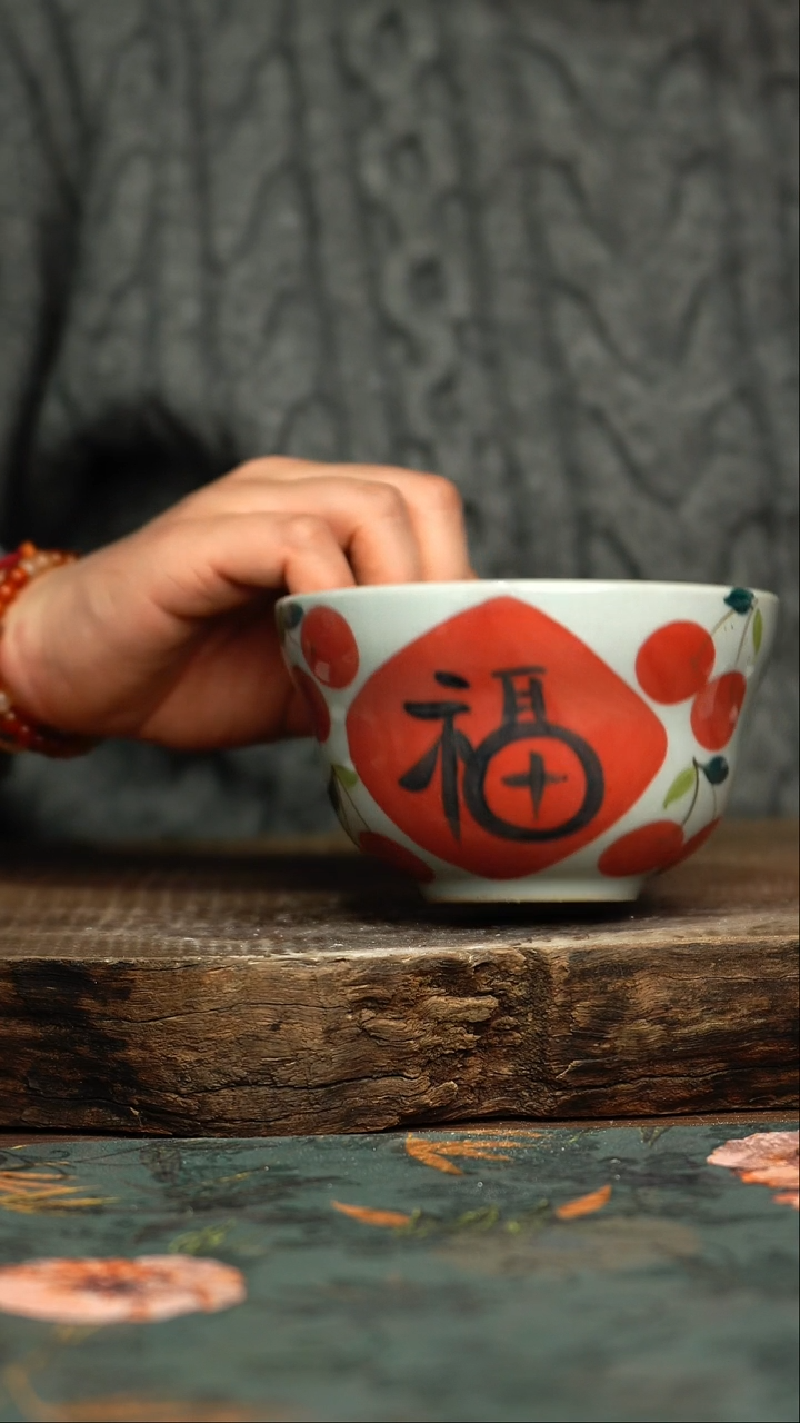 【闪购商品】杯杯手工手绘同款陶器