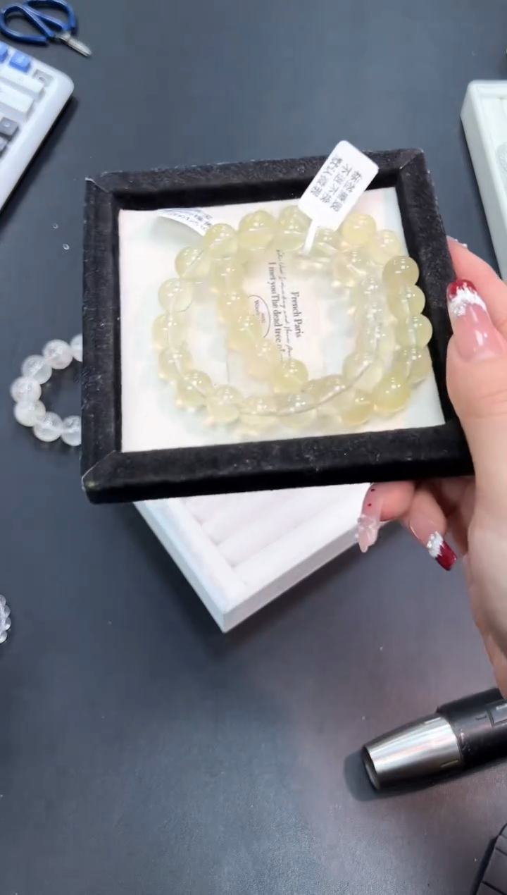 【闪购商品】水晶手串未镶嵌41A4多样性发其一1条默认微瑕