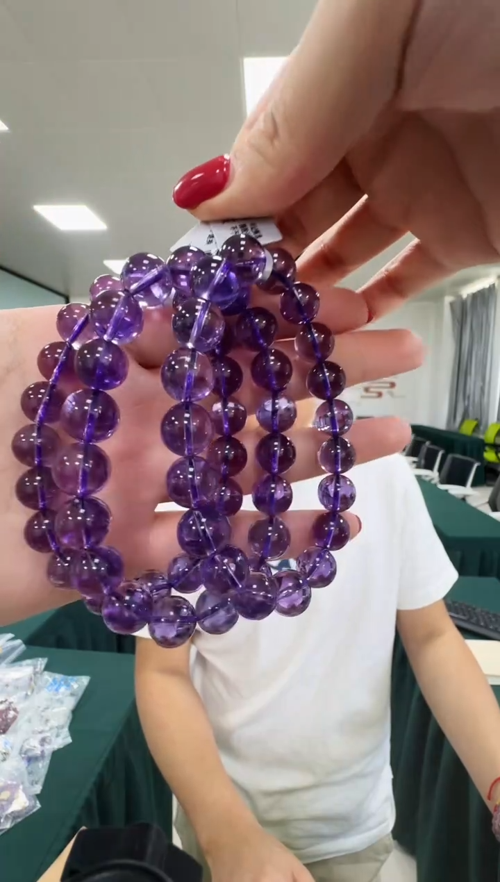 水晶手链未镶嵌6382CK 约10mm多样式发一件