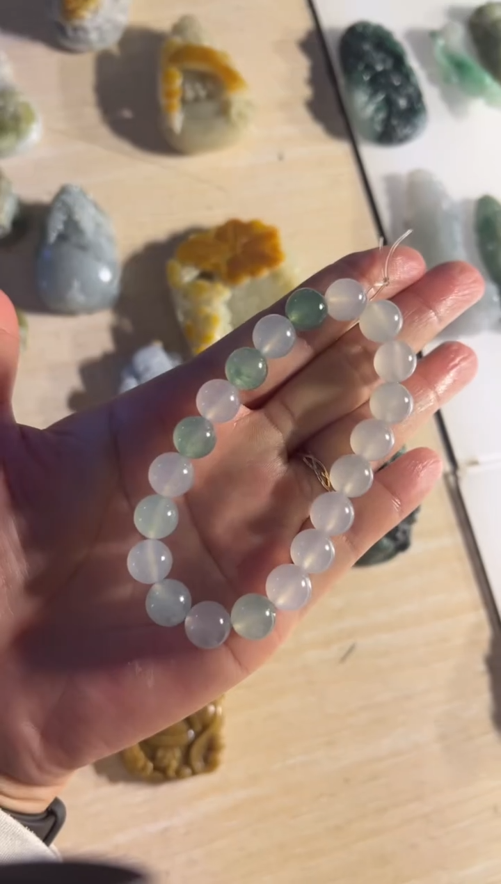【闪购商品】定制翡翠未镶嵌手串