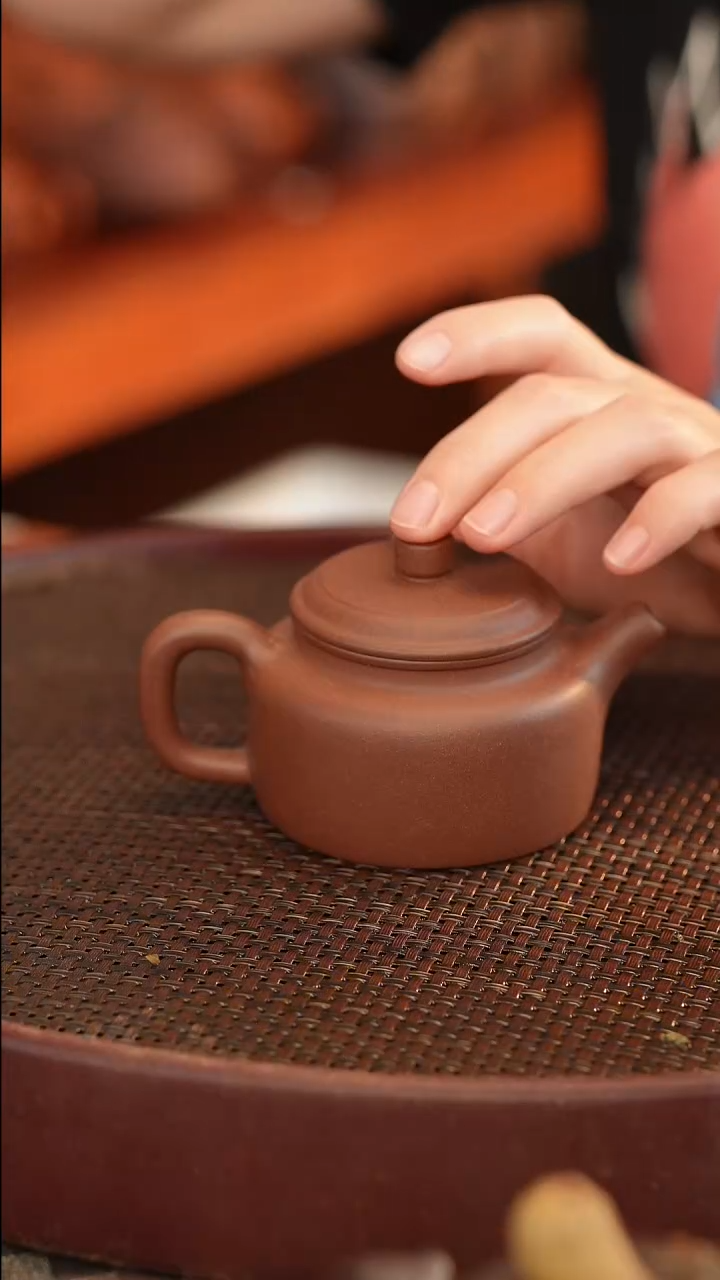 茶壶紫砂德中 紫泥 150cc 半手工 