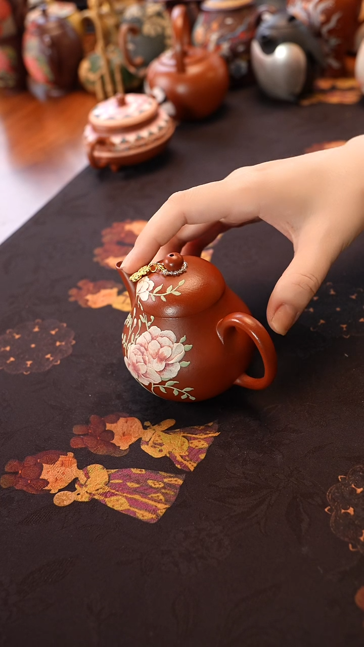 紫砂其他牡丹小梨宜兴紫砂