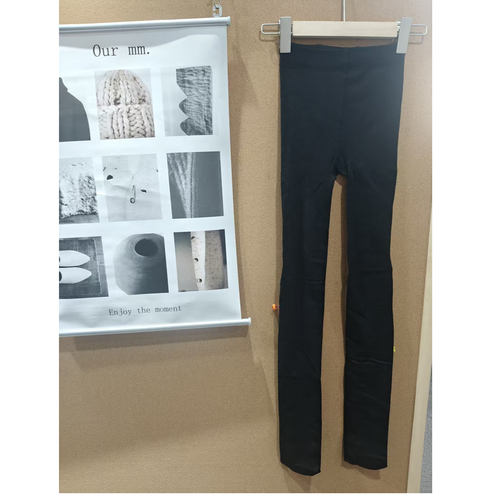 高腰连体裤弹力打底裤黑色踩脚裤冬季保暖保暖裤裤子秋冬