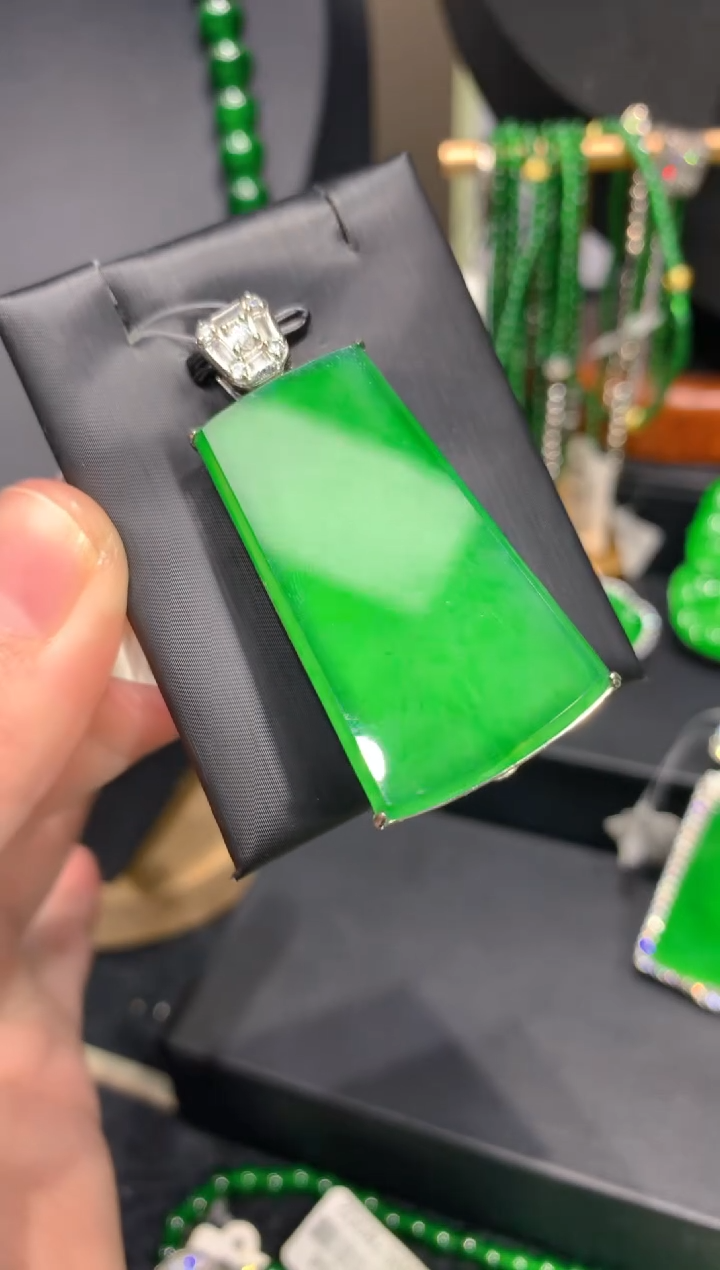 颈饰银S925镶嵌翡翠19一季