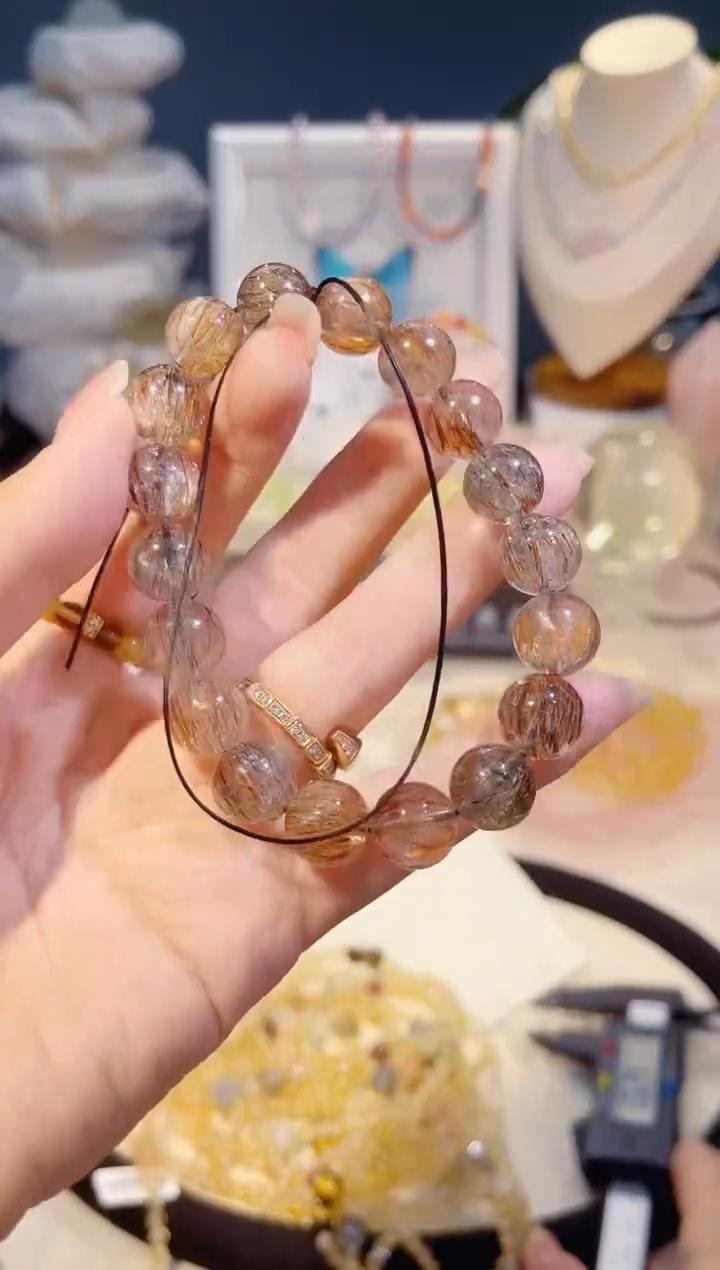 未镶嵌手串水晶蛇**S卡12黑金超七