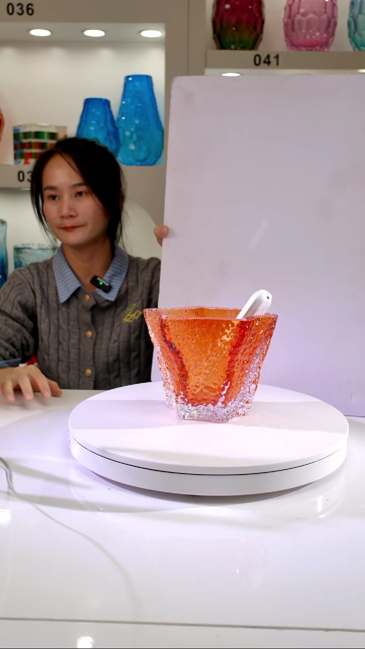 橙色海星收纳花器