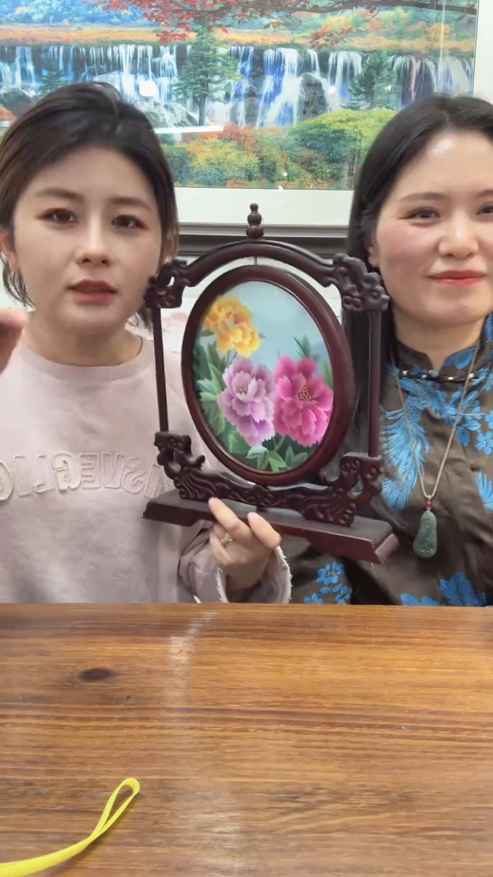 横款刺绣非遗苏绣手工工艺品带框不退换