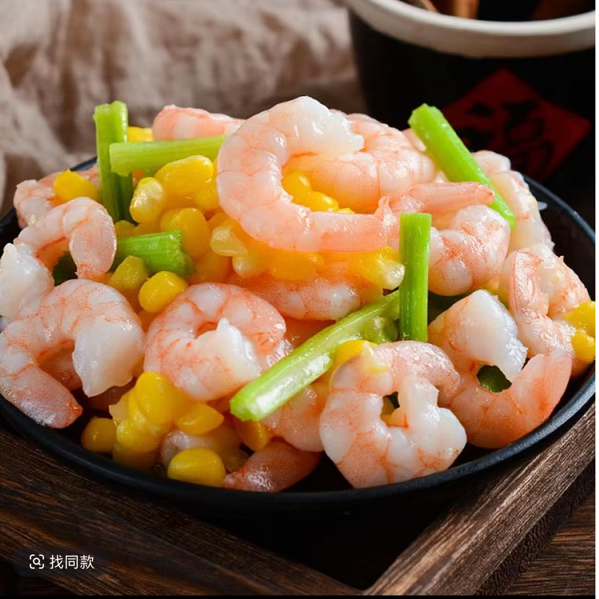 新鲜海虾虾仁开背去虾线不包冰净重口感鲜美6斤3斤