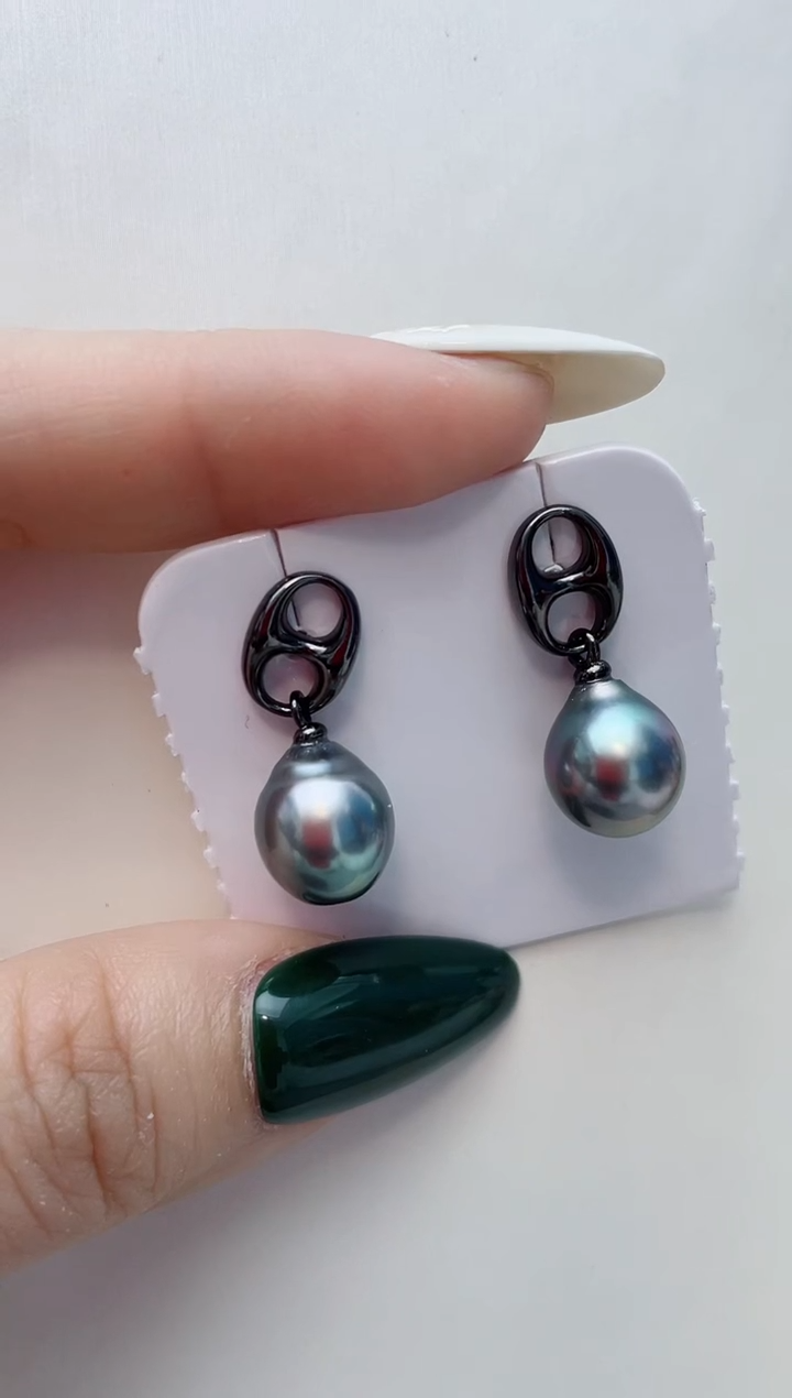 【闪购商品】海水珍珠耳饰银S925镶嵌A11