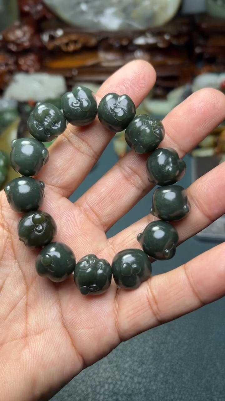 未镶嵌和田玉把件-=