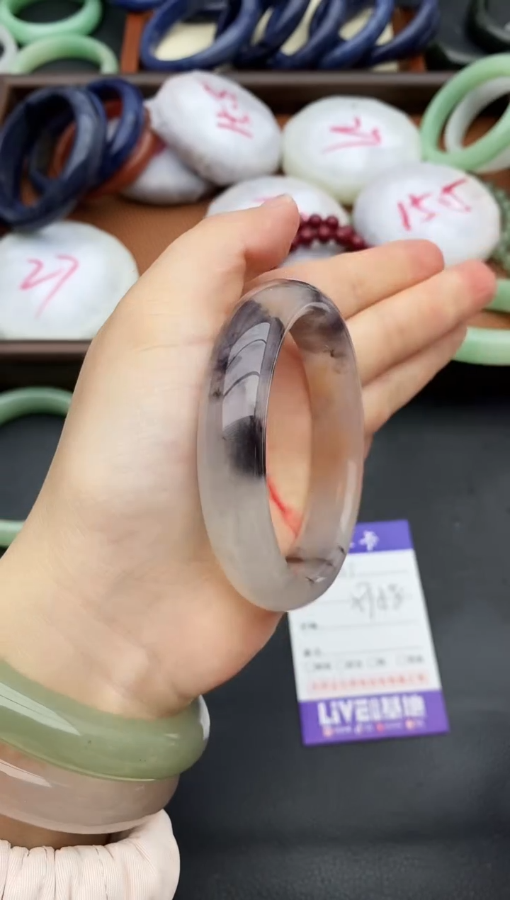 未镶嵌手镯石英质玉157+57/58