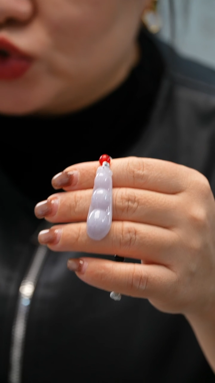 颈饰未镶嵌翡翠福豆