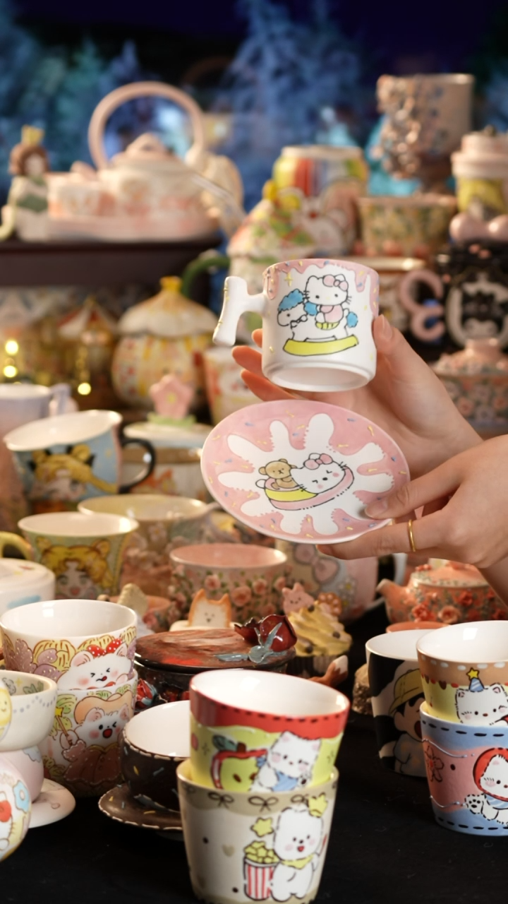 其他陶景德镇釉下彩手绘设计师款陶瓷