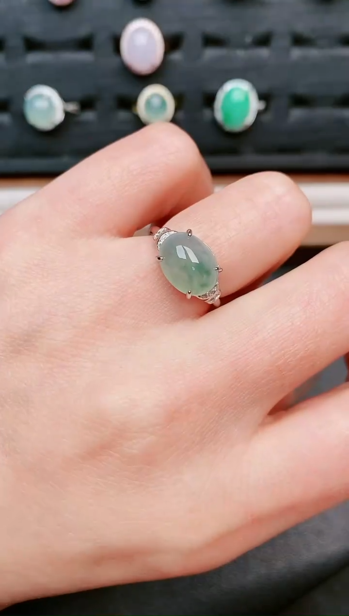 【闪购商品】翡翠戒指银S925镶嵌.....