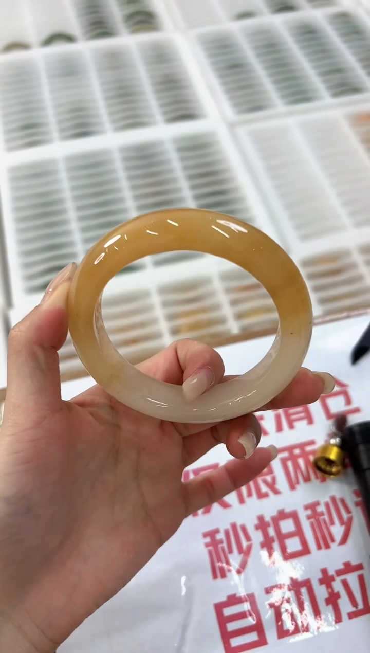 未镶嵌手镯石英质玉44-63HU