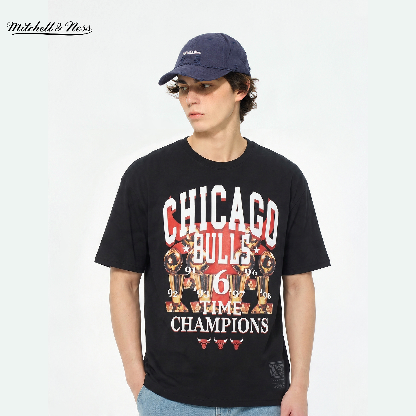 NBA官方MITCHELL & NESS 芝加哥公牛Lifestyle短袖T