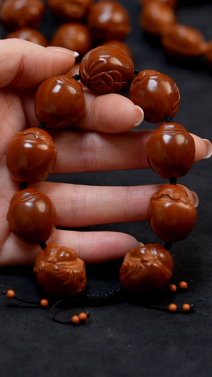 【闪购商品】橄榄核手串财神弥勒