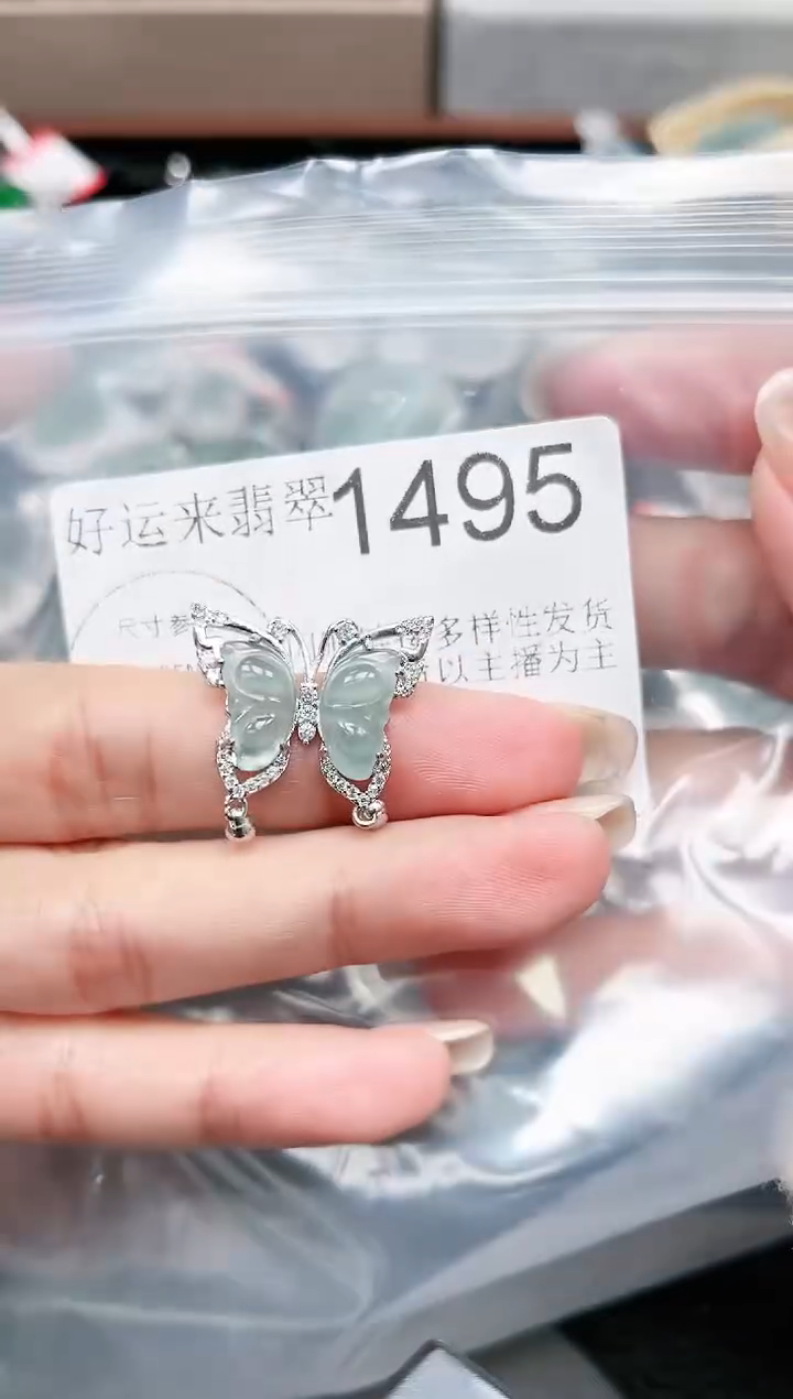 【闪购商品】翡翠颈饰未镶嵌1495赠皮绳