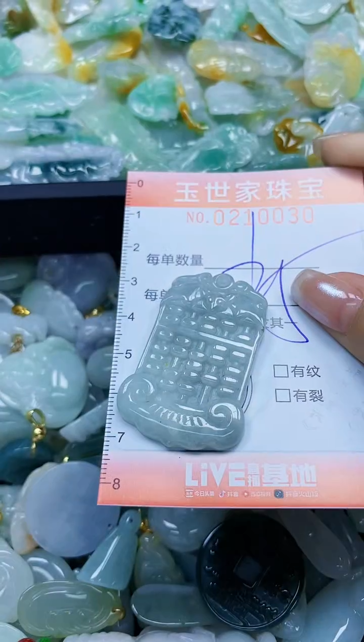 【闪购商品】翡翠颈饰未镶嵌闪购0210030