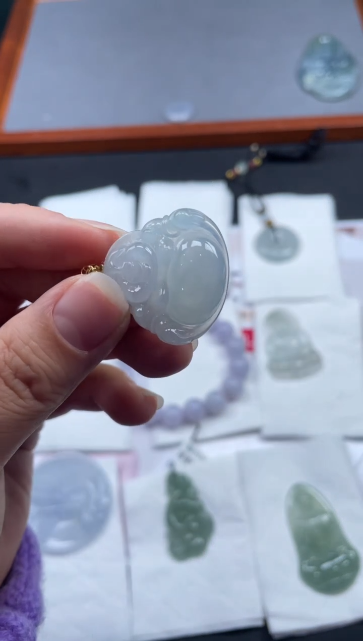 【闪购商品】定制翡翠18K金镶嵌01-16HDJT0134116