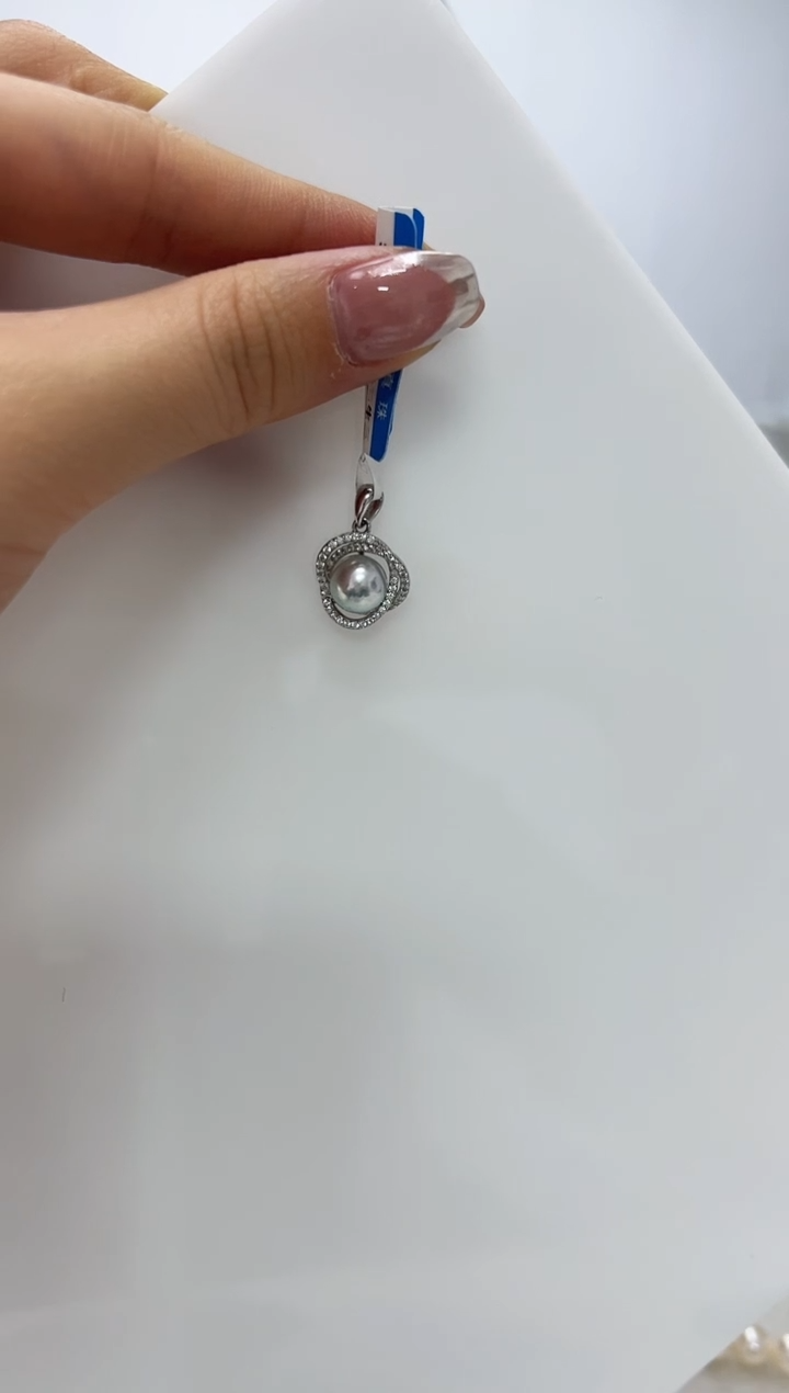 【闪购商品】海水珍珠DA银S925镶嵌吊坠 P883