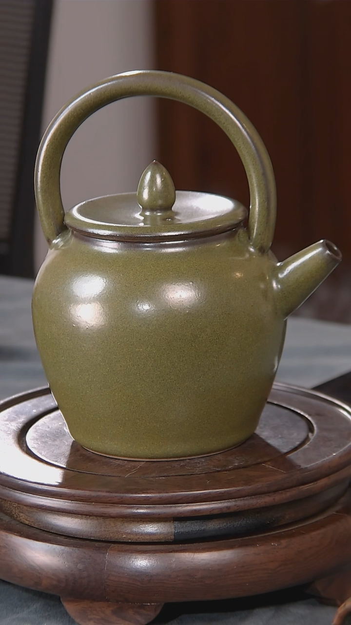 【闪购商品】壶 景韵堂仿清官窑制茶叶末釉