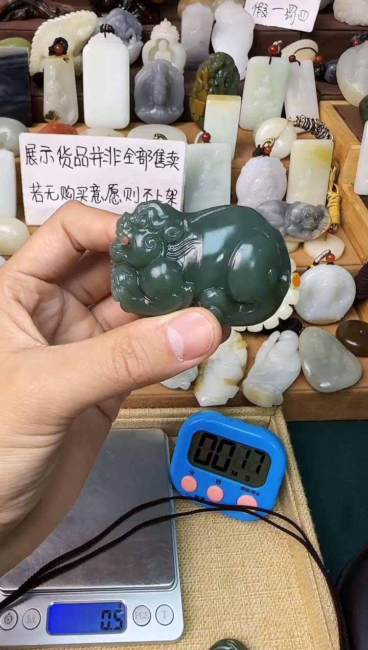 【闪购商品】和田玉颈饰未镶嵌貔貅