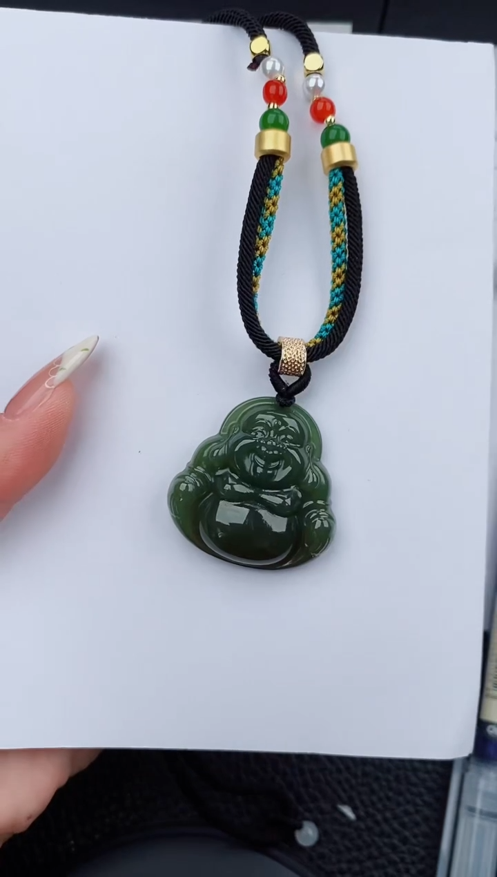 【闪购商品】和田玉吊坠(赠链)未镶嵌555碎玉微色差T55