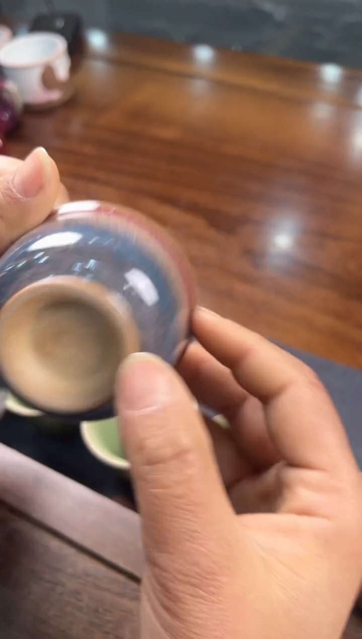 【闪购商品】瓷片钧尚源绿霞釉色客杯